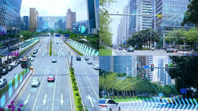 智慧城市 智慧交通 城市交通信号灯