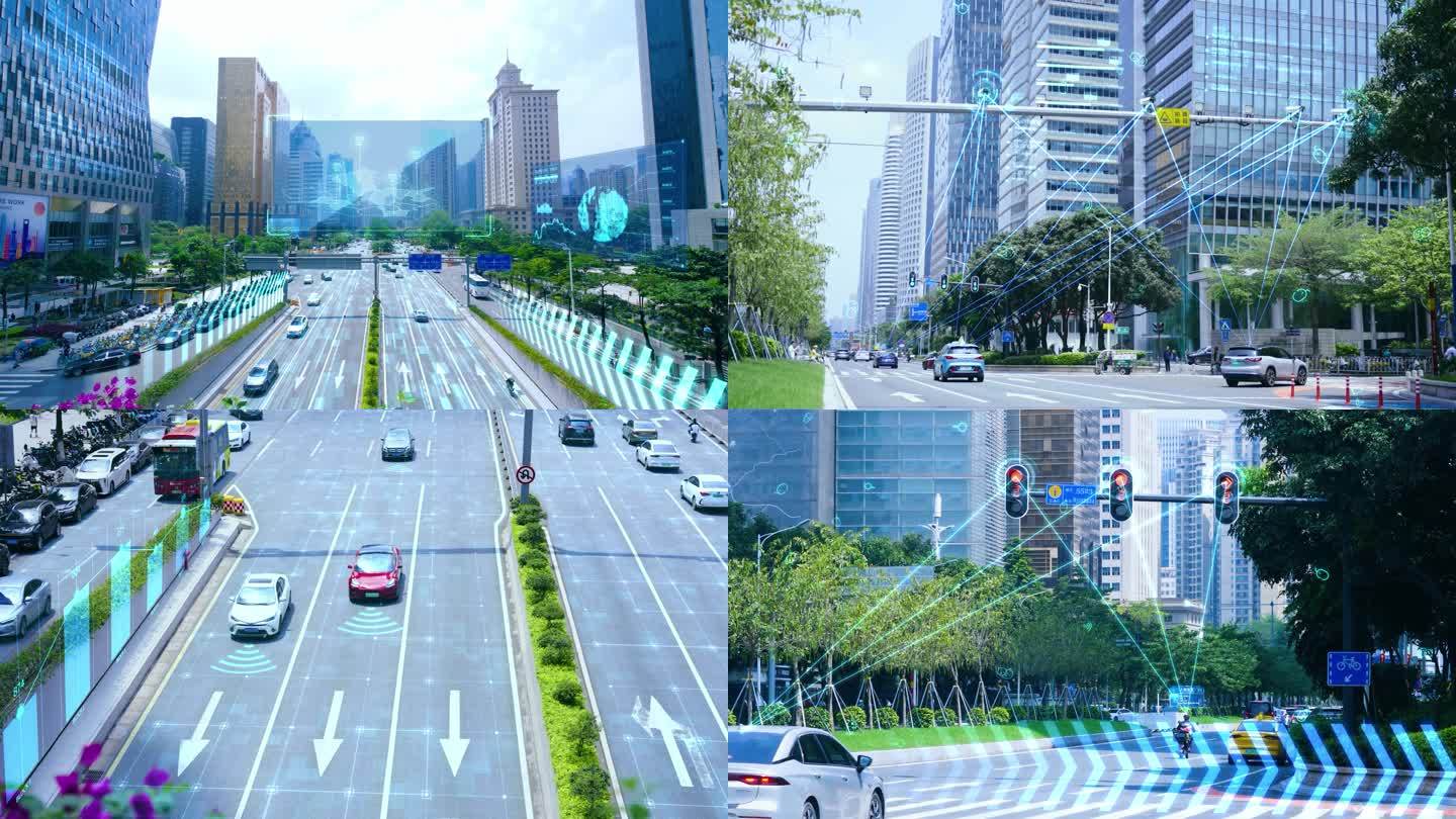智慧城市 智慧交通 城市交通信号灯