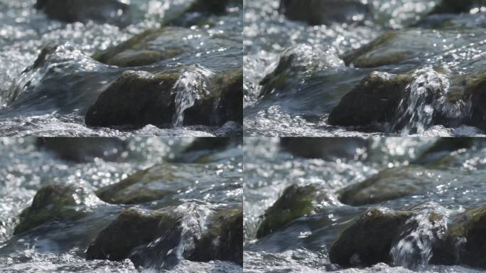 河流 流水特写