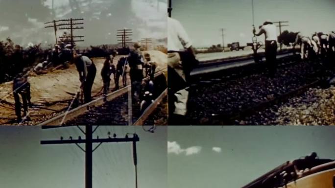 50年代铁路建设 铁路建成通车 铁轨建设