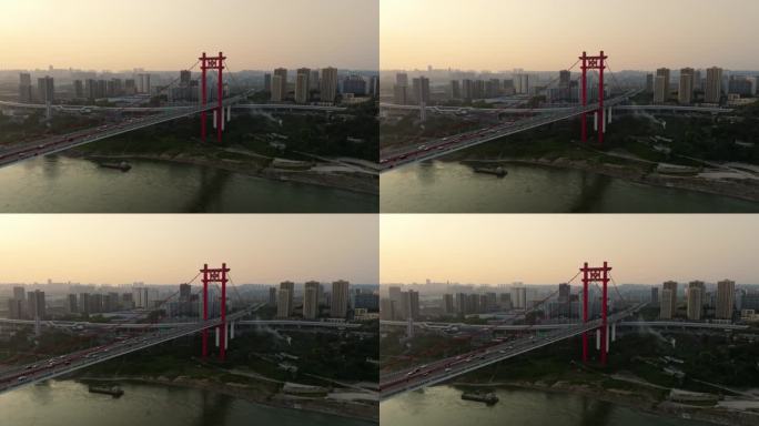 4K重庆寸滩大桥航拍21