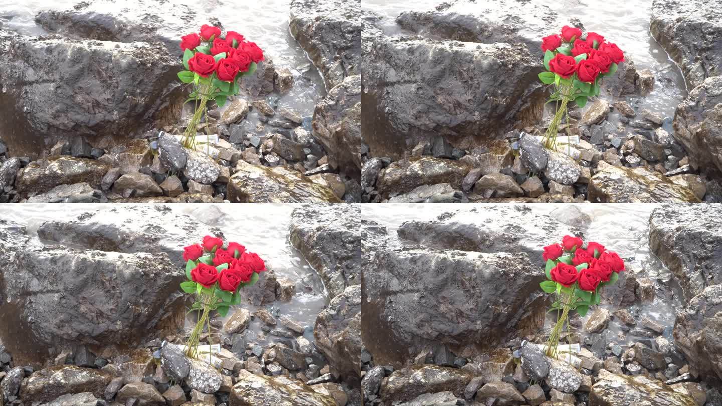 海边玫瑰花C0259