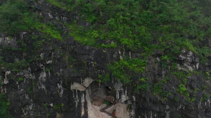 福建三明市万寿岩国家公园航拍