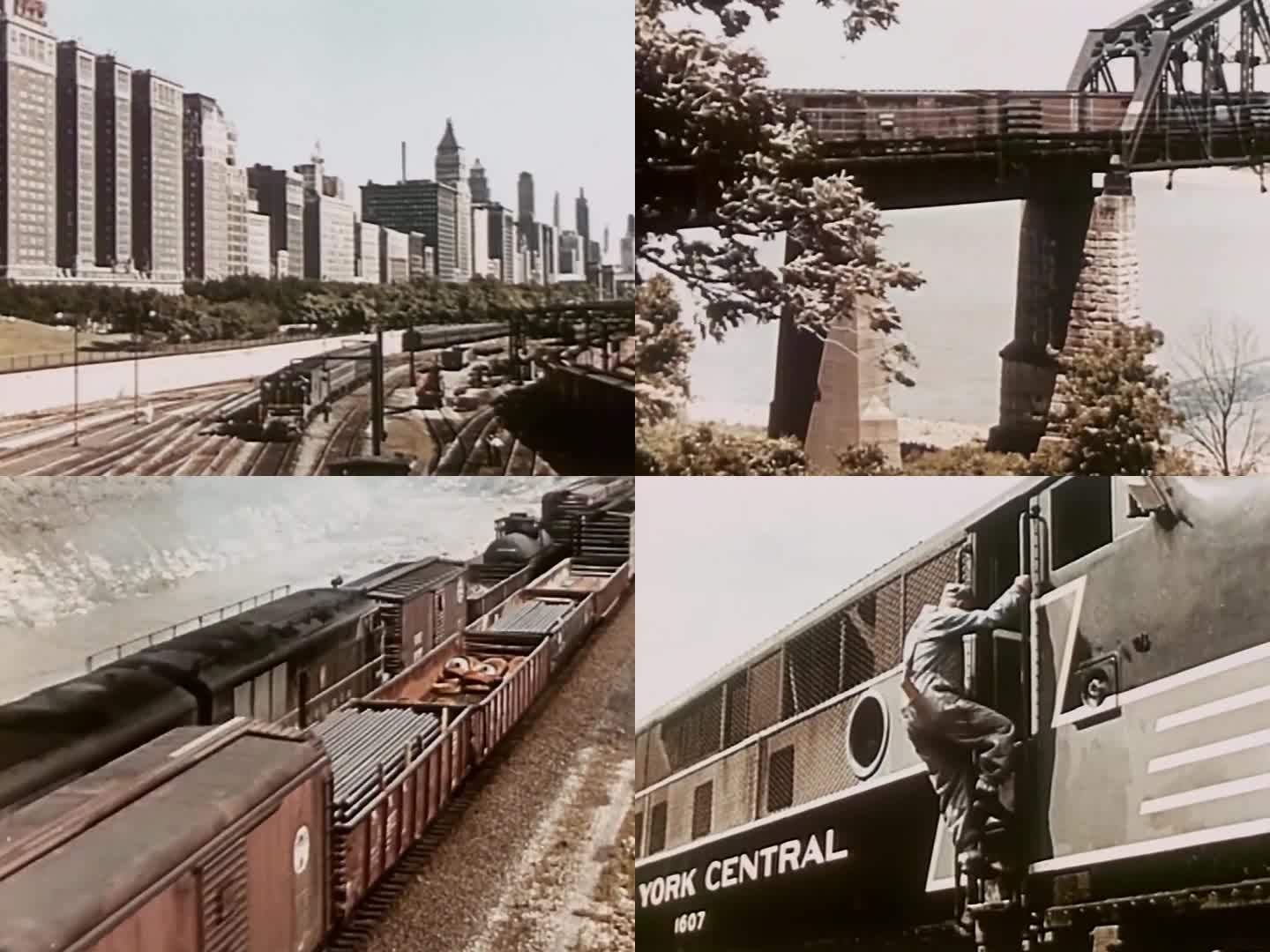 老火车 蒸汽机车 客运火车 40年代