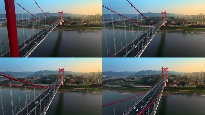 4K重庆寸滩大桥航拍32