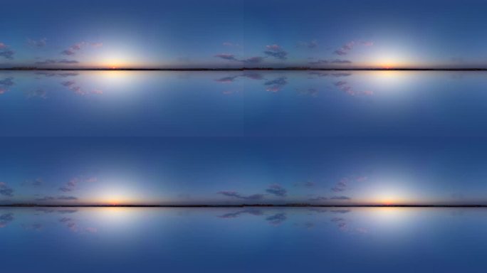 8k全景日落火烧云红日黄昏清晨太阳落下