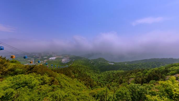 星海湾大桥 海上雾带 游乐场