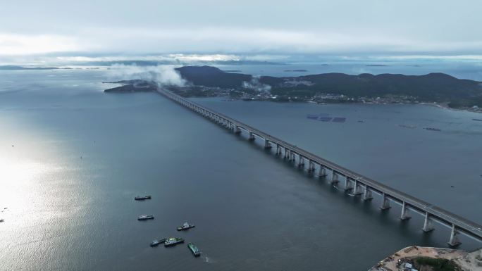 福建平潭跨海大桥航拍