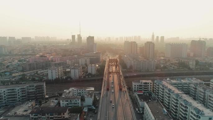 城市雾霾 空气污染 航拍雾霾 空气质量差