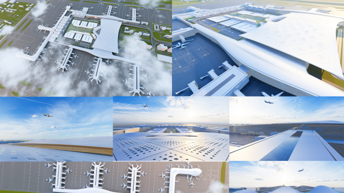 杭州萧山机场 飞机起飞飞过