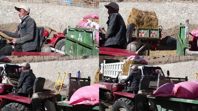 农民交通工具 农村货运工具 拖拉机
