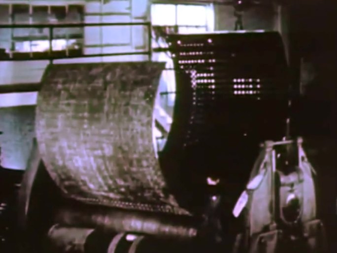 40年代钢铁厂 火车制造 火车零件锻造