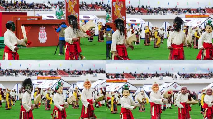 节目舞蹈 节目表演 赛马节节目表演