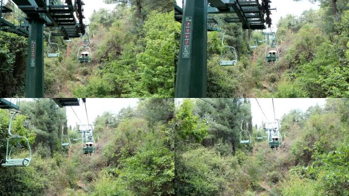 昆明西山 高空索道