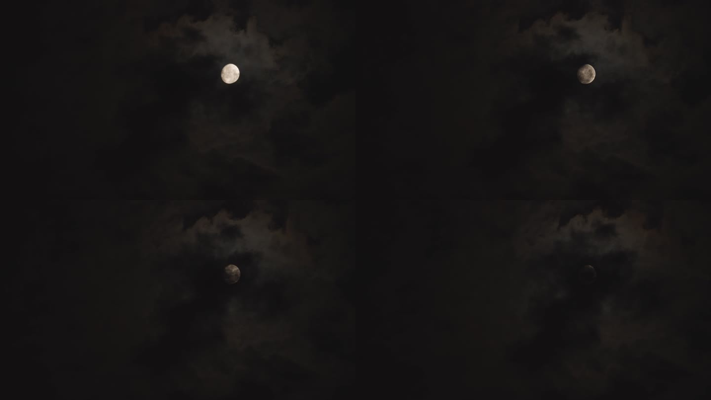 天空 月亮