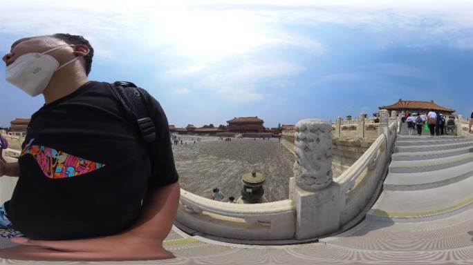 北京故宫紫禁城360全景视频随拍4K原创
