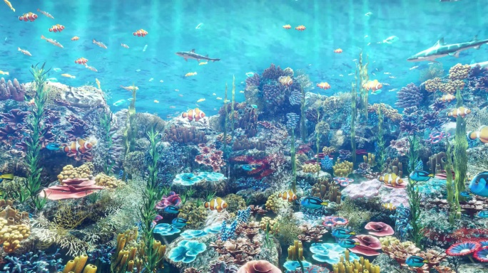 8K唯美海底世界