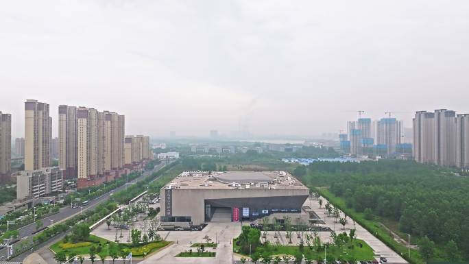 安庆市中国黄梅戏博物馆航拍
