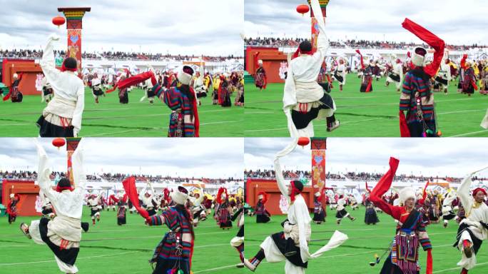 高原牧区 高原节日 草原节日 藏族节日