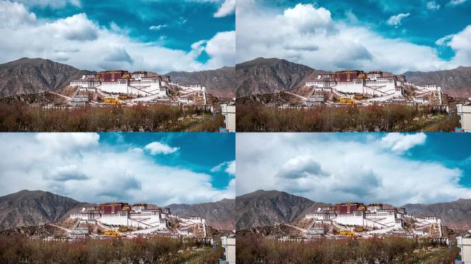 西藏布达拉宫延时4