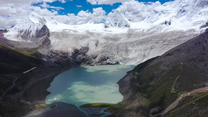 现代冰川 雪山 自驾摄影 雪线 飞行摄影