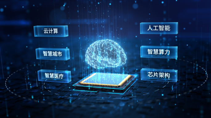芯片平台 人工智能智慧大脑科技文字架构