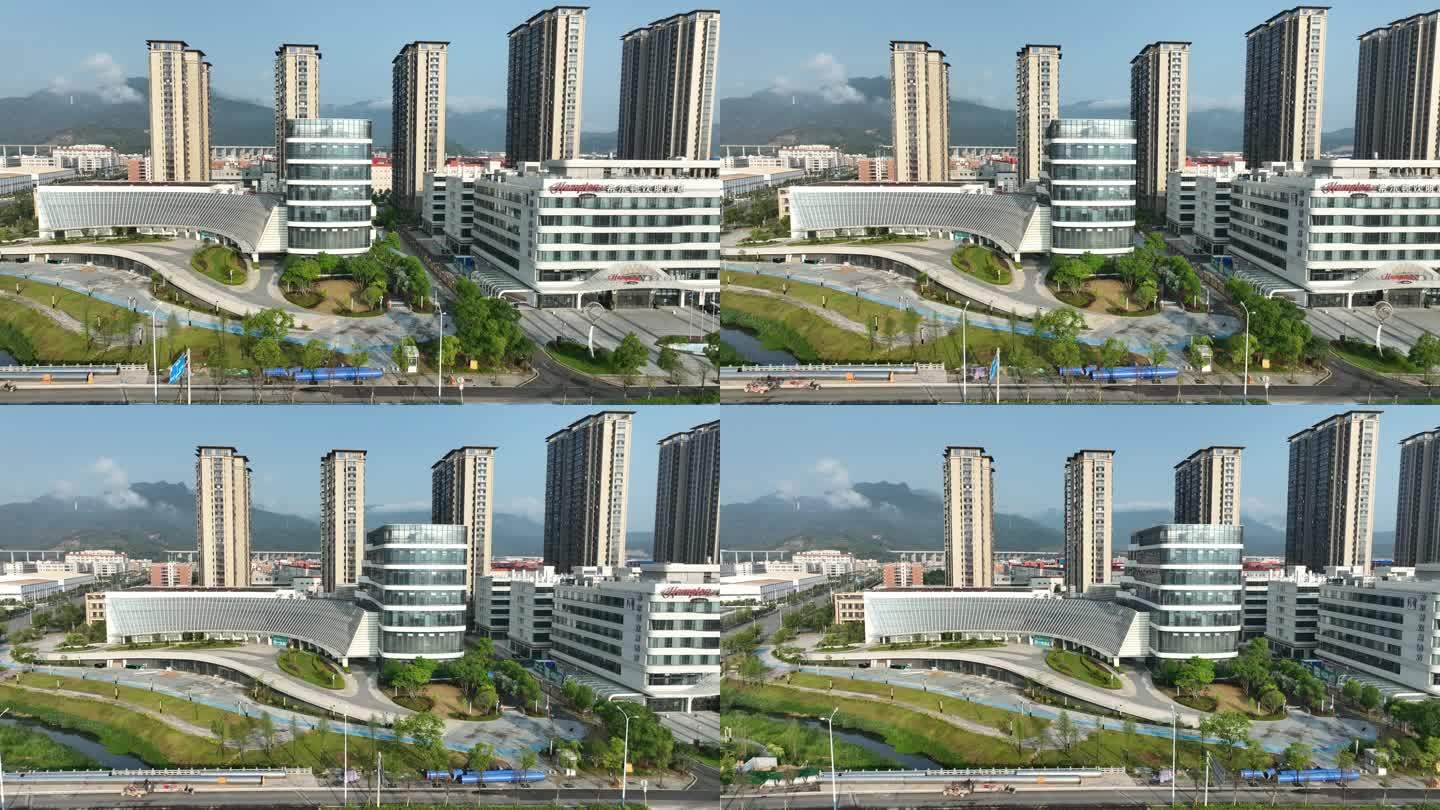 宁德市东侨经济技术开发区航拍商业广场