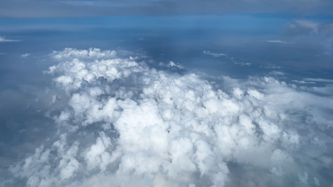 4k云层 空中飞机视角