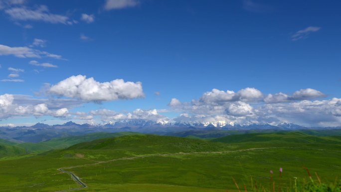 贡嘎雪山 延时摄影