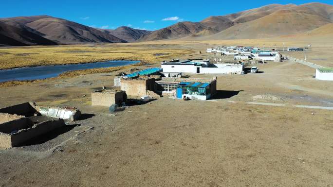 西藏 航拍 旅游 高原 318国道 风景