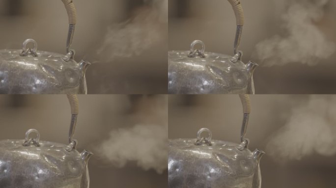 武夷山茶 茶壶 热水 茶蒸汽 水汽