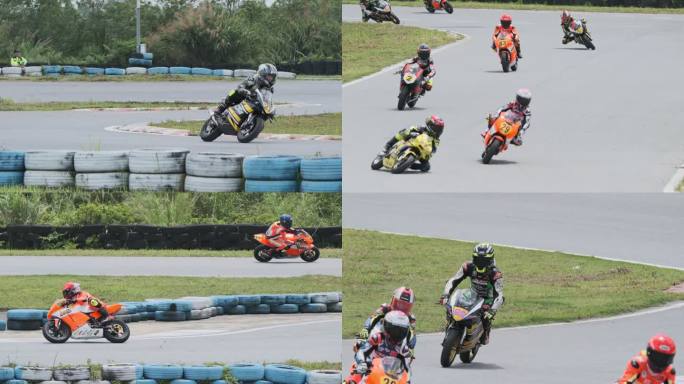 4K慢动作miniGP青少年摩托车比赛