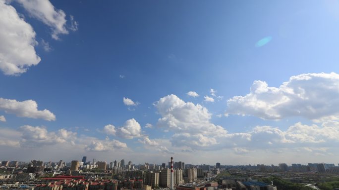 城市天空延时摄影