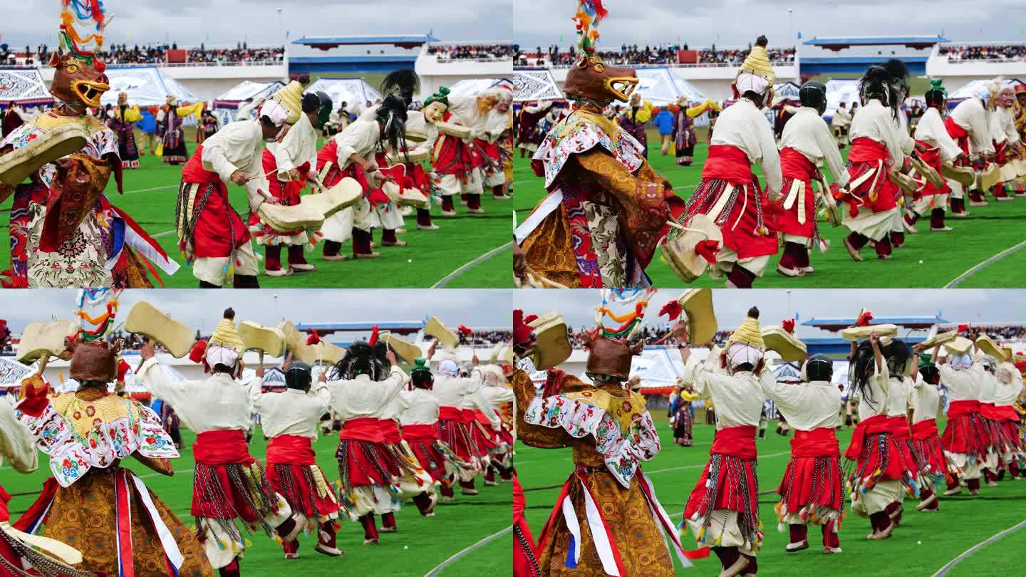 赛马节 西藏 舞蹈 跳舞 民族舞蹈