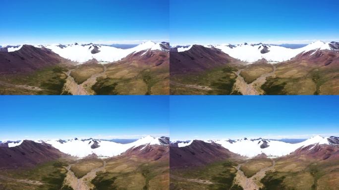 西藏雪山 雪山航拍 震撼 山峰 雄伟