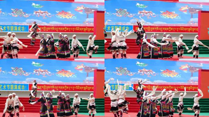 西藏 舞蹈 跳舞 民族舞蹈 羌塘文化