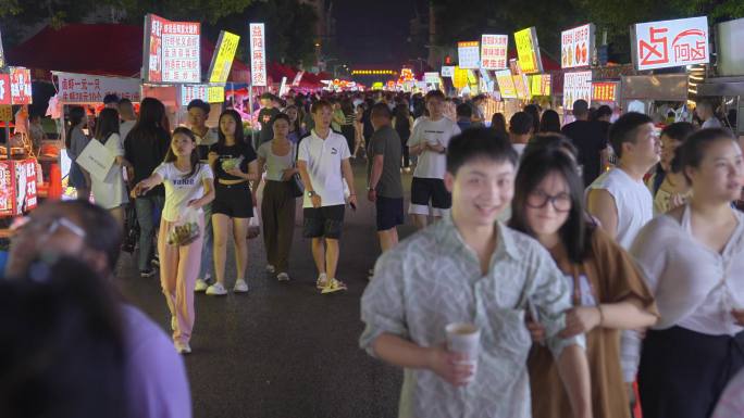 长沙夜市人流升格