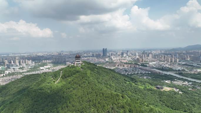 湖州 城市 航拍 生态文明 绿色