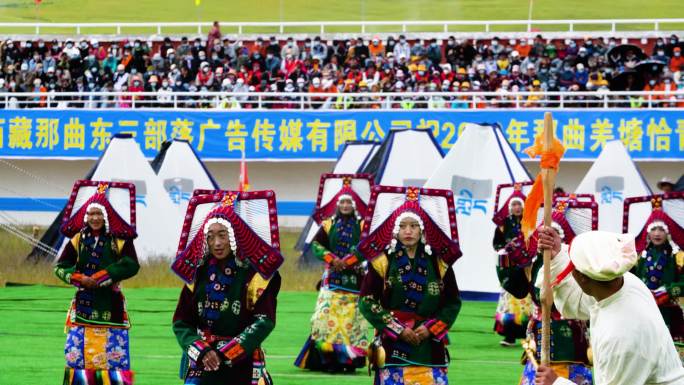 歌舞表演 草原牧区 高原牧区 高原节日