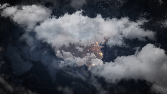 湖北辐射全国黑金三维区位地图