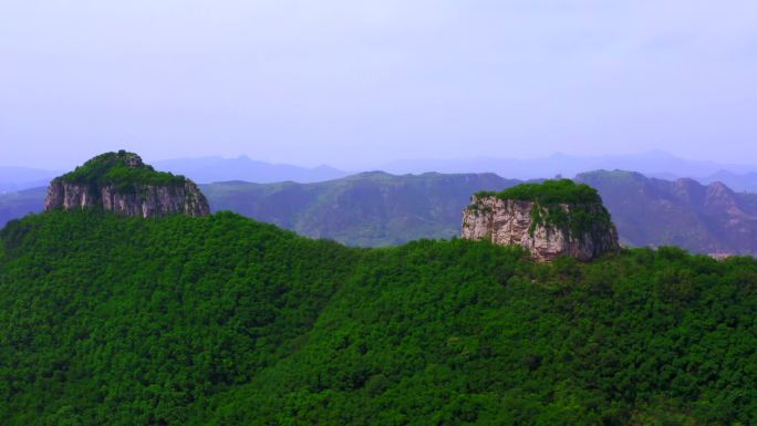 岱崮地貌航拍