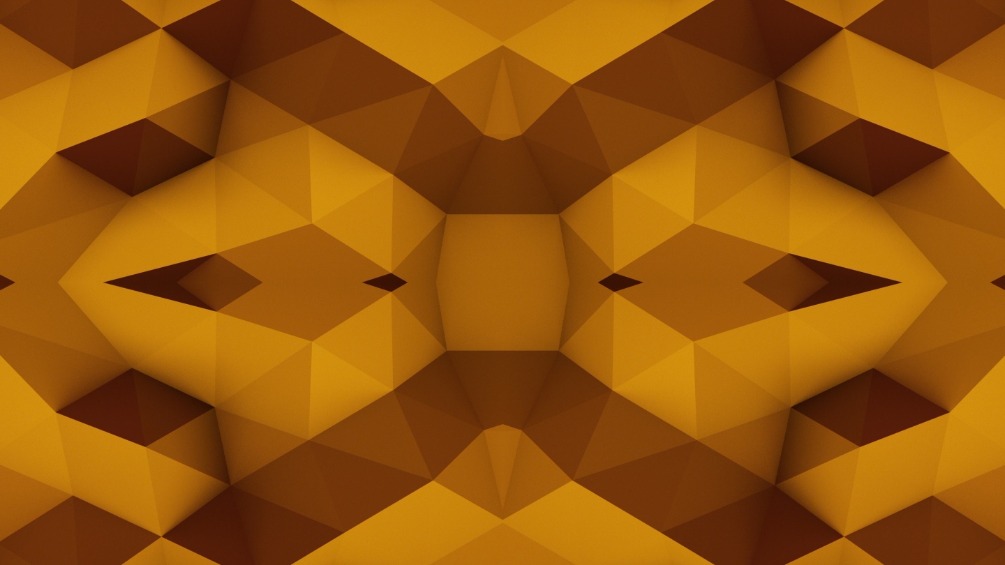 【4K时尚背景】姜黄空间色块几何图形装饰