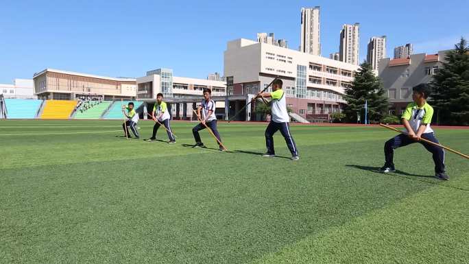 学生运动体育武术