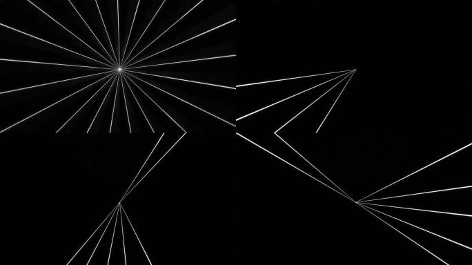 激光舞4K七彩变色激光线条秀 (61B)