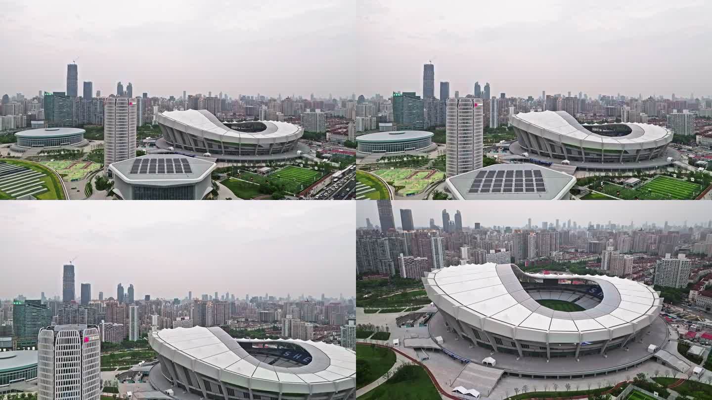 上海体育馆航拍