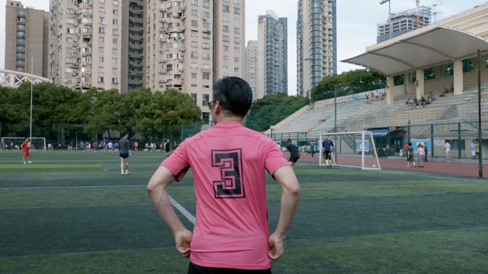 上海静安工体业余足球比赛