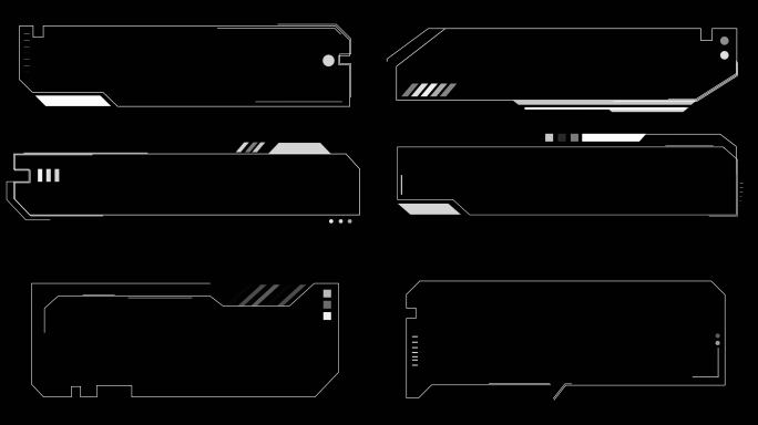 科技HUD简洁边框