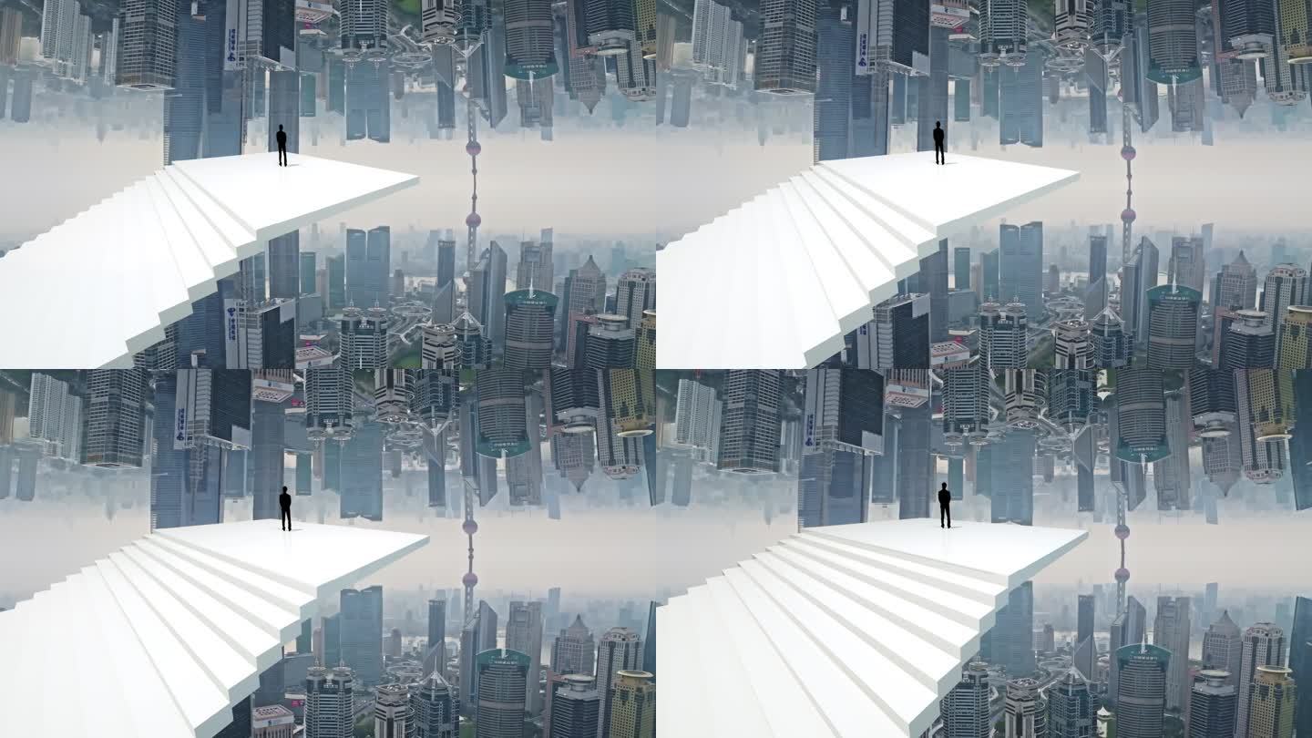 天梯 建筑 概念 抽象  商务 大都市