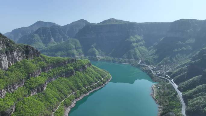 4K航拍​河南安阳林州太行大峡谷