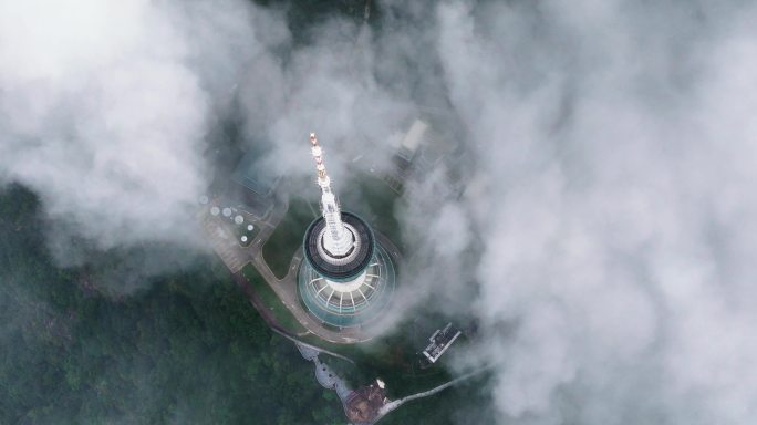 粤港澳大湾区深圳梧桐山云雾延时摄影